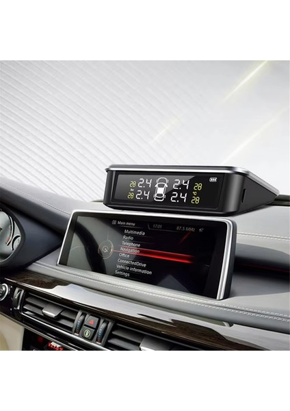 Araba Dış Lastik Basınç Sensörleri Güneş Enerjisi Tpms Lastik Basıncı Izleme Sistemi Lastik Alarmı Dijital LCD Ekran (Yurt Dışından) indirimleri