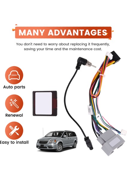 Araba 16PIN Radyo Canbus Kablosu Güç Kablolama Demeti Soket Konnektörü Can Bus Kod Çözücü Jeep Wrangler Compass Dodge Için (Yurt Dışından) indirimleri