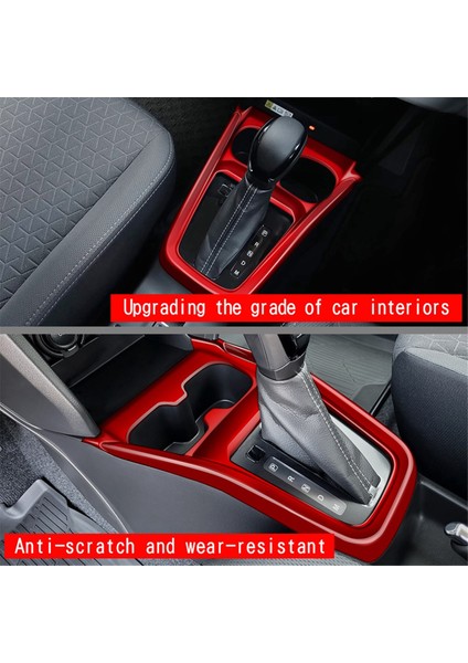 Araba Orta Konsol Vites Değiştirme Çerçevesi Bardak Tutucu Trim Kapak Sticker Iç Aksesuarlar Suzuki Swift 2024,B (Yurt Dışından) fırsatları