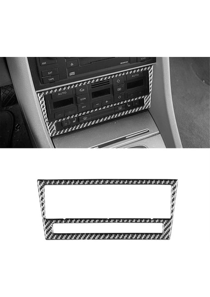 Audi A4 S4 B7 2005-2008 Karbon Fiber Orta Konsol Hava Ayar Paneli Kapağı Döşeme Iç Aksesuarlar (Yurt Dışından) modelleri