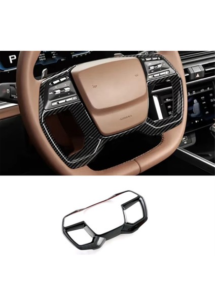 Ssangyong Torres J100 2022-2025 Araba Direksiyon Simidi Döşeme Çerçevesi Kaplama Aksesuarları Karbon Fiber Rengi (Yurt Dışından) fiyatları