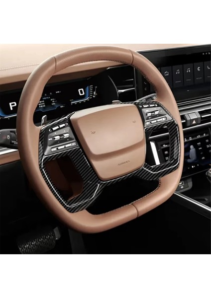 Ssangyong Torres J100 2022-2025 Araba Direksiyon Simidi Döşeme Çerçevesi Kaplama Aksesuarları Karbon Fiber Rengi (Yurt Dışından) modelleri