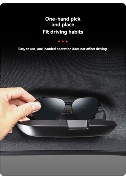 Araba Gözlük Kutusu Saklama Kutusu Güneş Gözlüğü Klipsi Güneş Gözlüğü Tavan Depolama Modifikasyonu Toyota Prado LC250 2024,C (Yurt Dışından) indirimleri