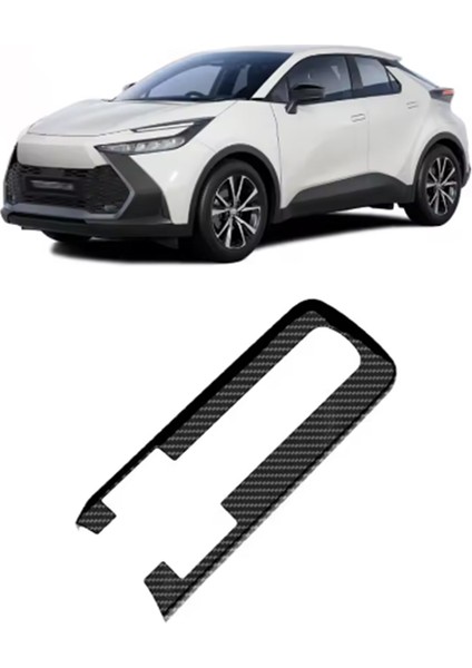 Araba Orta Konsol Panosu Şeridi Vites Paneli Kapağı Trim Çıkartmaları Karbon Fiber Toyota Chr C-Hr 2024-2025 Için (Yurt Dışından) modelleri