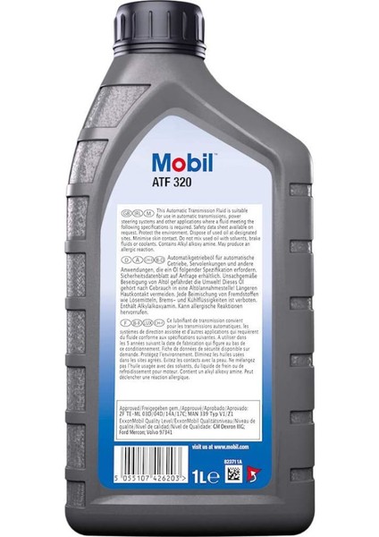 Atf 320 Otomatik Şanzıman Yağı 4x1 L ÜT:2023 modelleri