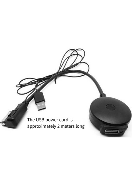 Araba Amı Bluetooth Kablosu Ses Amı Kablosu Araba Medyası Amı Ses Aux USB Dişi Bluetooth Adaptörü Audi A4 A6 Q5 Q7 (Yurt Dışından) modelleri
