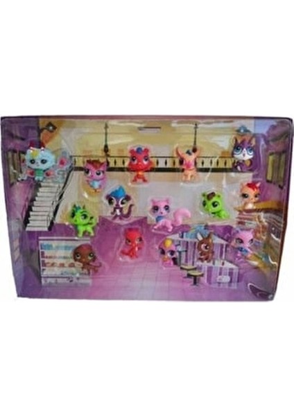 Pet Shop Miniş Evcil Hayvan Minişler 15 Adet Birden Kutulu modelleri