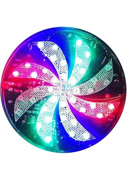 PM-18643 Elektrikli LED Işaret Cihazı DC12V Döner Işaret Ikili Paket