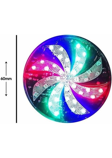 PM-18643 Elektrikli LED Işaret Cihazı DC12V Döner Işaret Ikili Paket modelleri