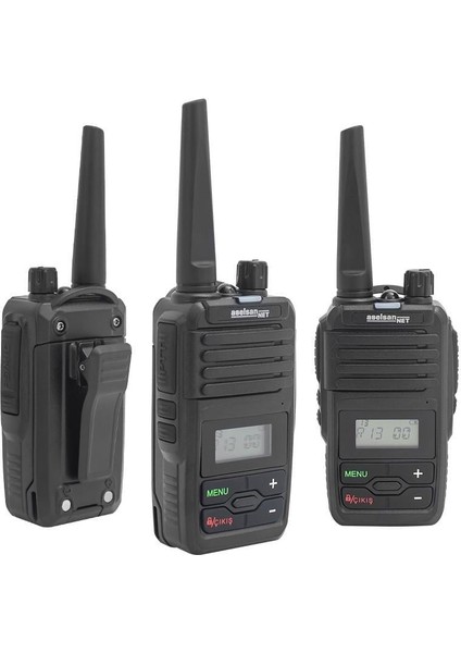A446T 16 Kanal 12 Km Menzil Ekranlı Tekli Set El Telsizi