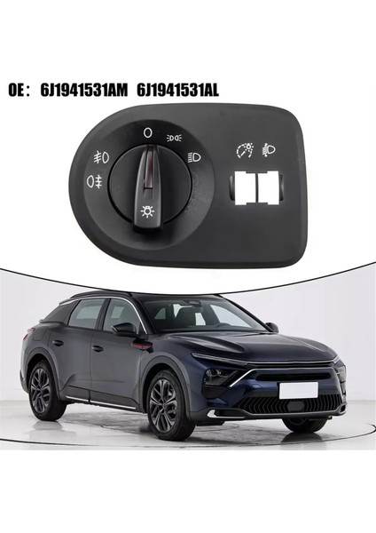 Araba Far Kontrol Anahtarı Sisli Far Anahtarı 6J1941531AL 6J1941531J 6J1941531AM Koltuk Için (Yurt Dışından) fırsatları