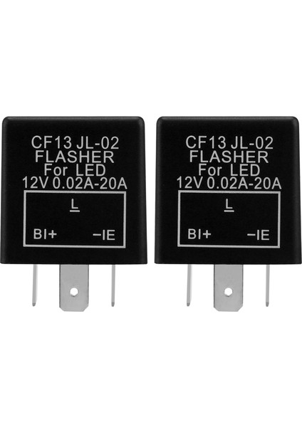 2pc 12V 3pin Araba Flaşör Rölesi CF13 Jl-02 Düzeltme LED Işık Dönüş Sinyali Göstergesi Hiper Flash (Yurt Dışından) fırsatları