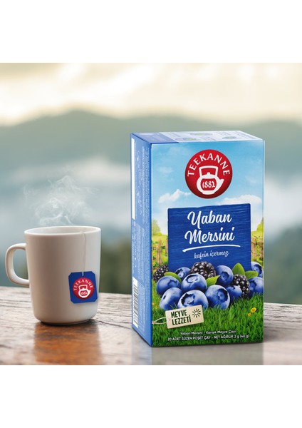 Teekanne Yaban Mersini Karışık Bitki Çayı modelleri