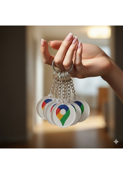 5 Adet Nfc Google Yorum ve Puanlama Anahtarlığı 5 Tane indirimleri