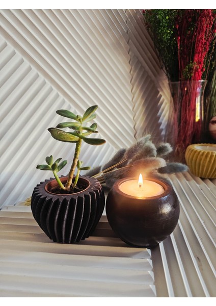 Benzersiz Mermer Dokunuşuyla El Yapımı Kokulu Mum ve Mumluklar (Iskandinav) modelleri