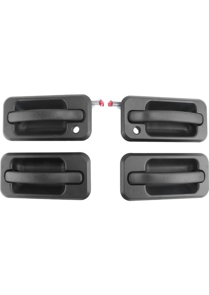 4pcs Dış Dış Dış Kapı 2003-2009 Için Otomatik Parçalar Hummer H2 Siyah Dokulu 131609870457 15104792 10360326 (Yurt Dışından)