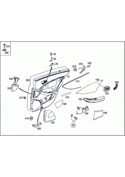 1paır Iç Kapı Kolu Kapak Trim Kapı-Pull Tutağı Mercedes Benz E Cls Sınıf S211 W211 W219 2003-2009 (Yurt Dışından) fırsatları
