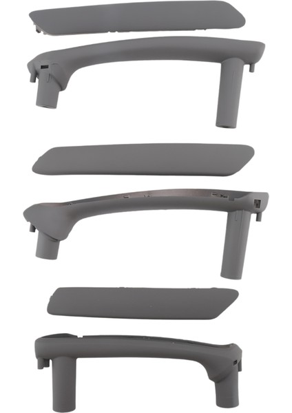 3pcs Passat B5 3B0867172 Için Trim ile Gri Iç Kapı Kol (Yurt Dışından)