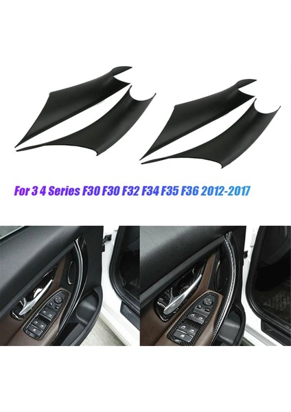 4pcs Araba Iç Kapı Kolu Bmw 3 4 Serisi F30 F30 F32 F34 F35 F36 12-2017 Koltuk Çekme Kapağı A (Yurt Dışından) modelleri