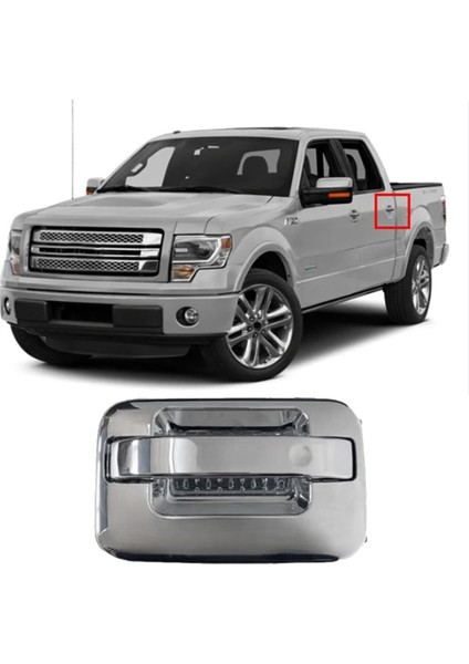 Araba Sol Sol Dış Kapı Tutucu 9L3Z-1626604-AB CL3Z-162604 Ford F150 2009-2014 Dış Tutma Kromu Için (Yurt Dışından) fırsatları