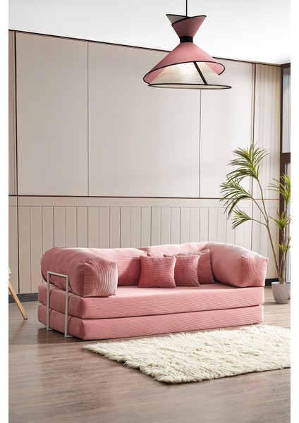 Legom Stil Aktivite Koltuğu Yatak Olabilen Çok Amaçlı Kanepe Pudra