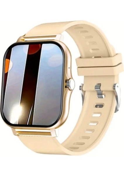 Köşeli Gold Akıllı Saat ABAB9998 modelleri