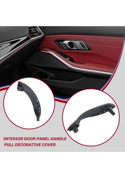 Bmw 3 Serisi F30 316D 318D F31 320I 325D 11-19 Iç Kapılar Panel Tutma Trim Kapak (Siyah) (Yurt Dışından) indirimleri