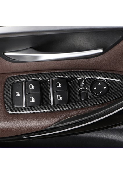 Bmw 1 3 4 Serisi Için 3gt F20 F30 F31 F32 F34 F36 Pencere Cam Kaldırma Düğmesi Dekorasyonu Abs Karbon Fiber Panel Dekorasyonu (Yurt Dışından) fırsatları