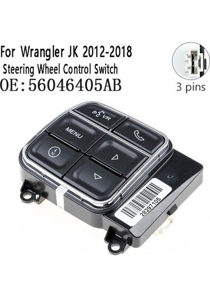 Direksiyon Simidi Kontrol Anahtarı 56046405AB Jeep Wrangler Jk 2012-2018 Direksiyon Simidi Seyir Anahtarı Düğmeleri (Yurt Dışından) fırsatları