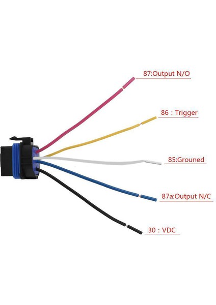 Su Geçirmez Entegre Otomobil Rölesi DC/12V 40A Otomatik Röle ve Soket 5 Pin (Yurt Dışından) fırsatları