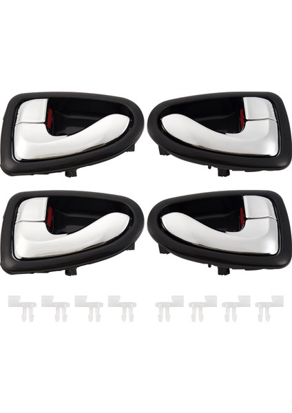 4pcs Araba Kapı Kollu Hyundai Accent / Verna 2000-2006 8261022001LG 8262022001LG (Yurt Dışından)