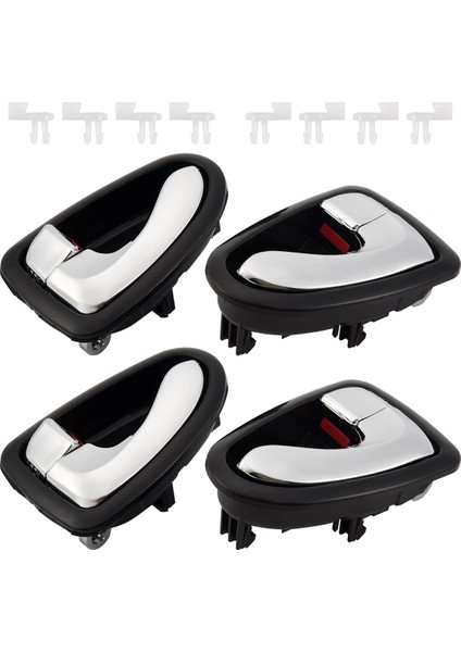 4pcs Araba Kapı Kollu Hyundai Accent / Verna 2000-2006 8261022001LG 8262022001LG (Yurt Dışından) modelleri