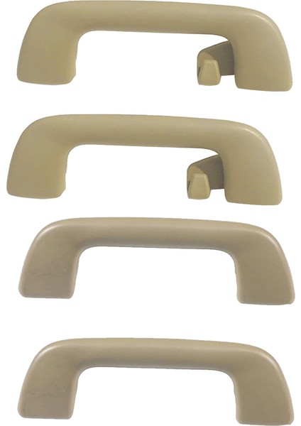 4pcs Araba Iç Çatı Alanı Tavan Tavan Çekme Sökek Kapı Güvenlik Tutağı Kanca ile 74610-52020 Toyota Corolla Yaris Bej (Yurt Dışından)