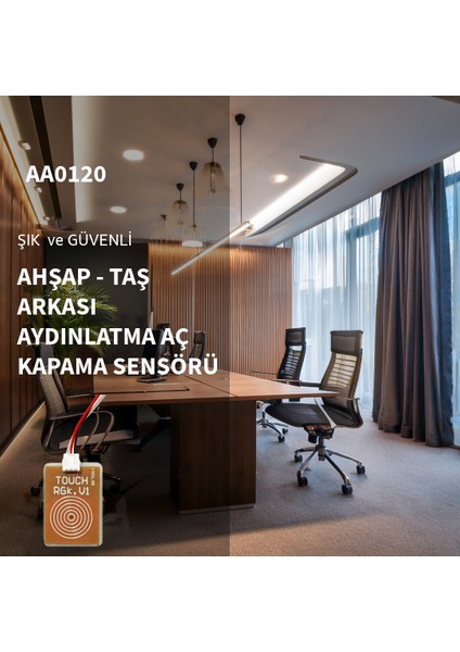 Ahşap-Taş Arkası 220V Dokunmatik Sensör Anahtarı indirimleri