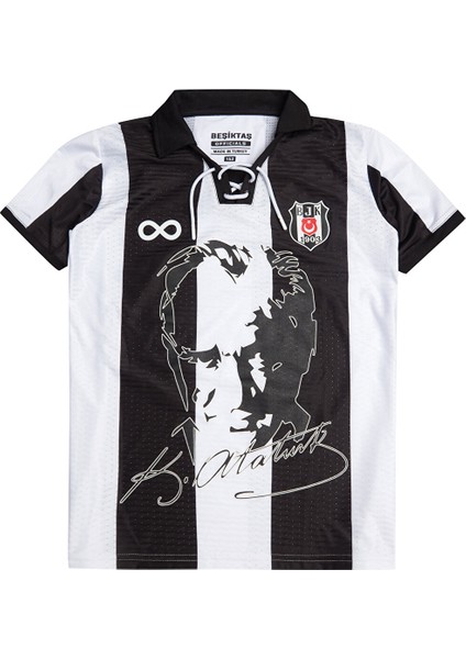 Beşiktaş Atatürk Polo Yaka Çubuklu Forma Jr 25-26