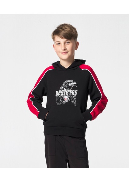 Beşiktaş Çocuk Kapüşonlu Sweatshırt 6525217T3