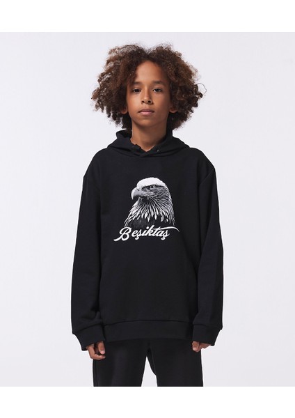 Beşiktaş Jr Kapüşonlu Sweatshırt 6425235
