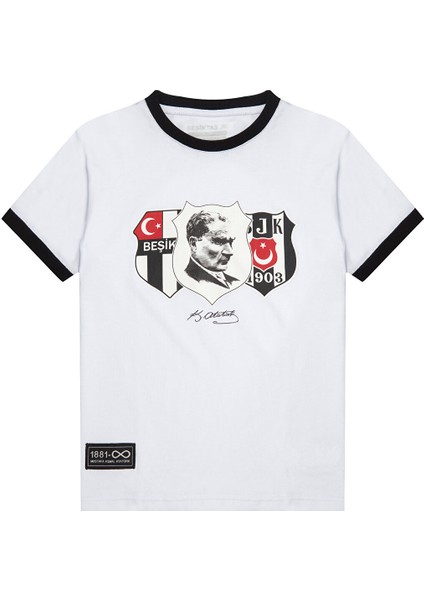 Beşiktaş Atatürk Nostalji Arma T-Shırt Jr 25-26