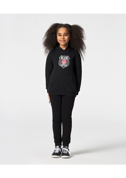 Beşiktaş Çocuk Kapüşonlu Sweatshırt 6525209T3