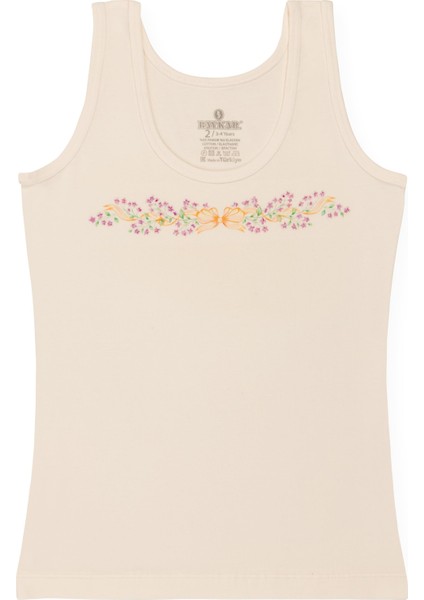 Kız Çocuk Pamuklu Kalın Askılı Renkli Baskılı Klasik Atlet 3'lü Paket 4868 Renkli fiyatları