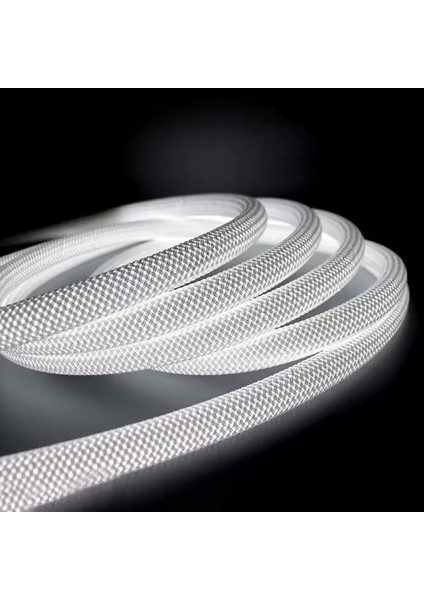 PM-26417 Animasyonlu Bluetooth Neon Rgb Kumaş Örgülü Hortum LED 5 Metre 201 Modlu modelleri