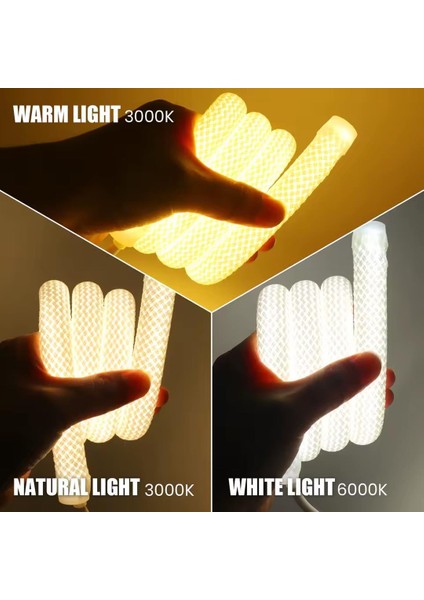 PM-26417 Animasyonlu Bluetooth Neon Rgb Kumaş Örgülü Hortum LED 5 Metre 201 Modlu fırsatları