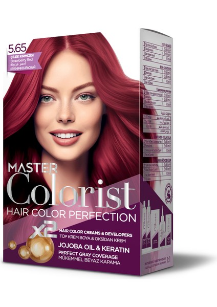 Set Boya 5.65 Çilek Kırmızısı