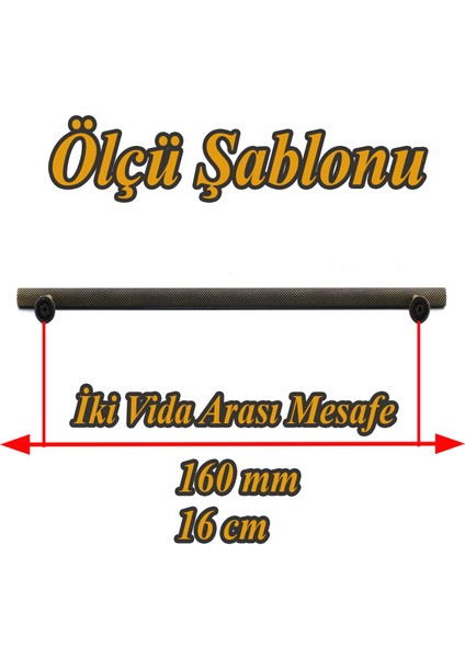 Mobilya Mutfak Çekmece Dolap Dolabı Kulpu Kulbu Kulpları 160 mm Eskitme Antik Sarı Metal fiyatları