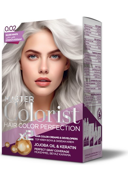 Set Boya 0.02 Silver White