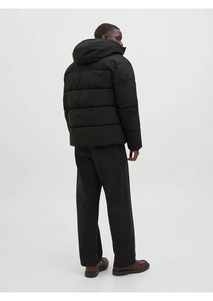 Jack&jones 12283517 Jjglobal Puffer Jacket Black Erkek Mont fırsatları