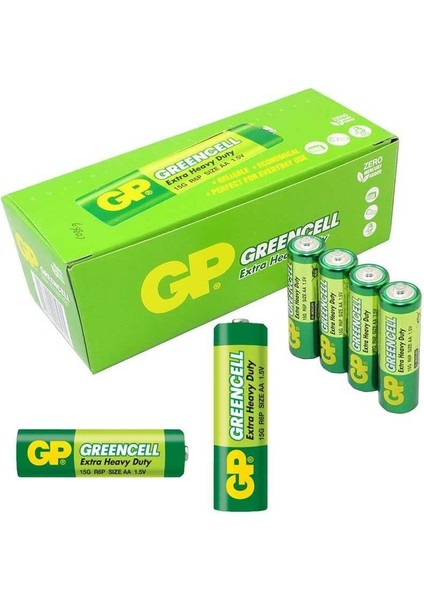 15G-2S4 Greencell R6P 40'lı Aa Kalem Pil