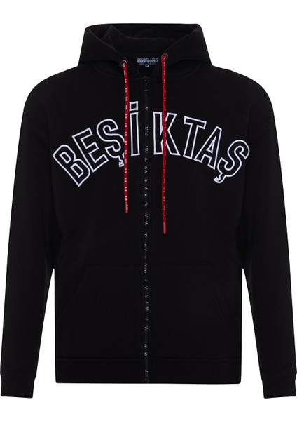 Beşiktaş Basıc Kapüşonlu Fermuarlı Sweatshırt 7525998