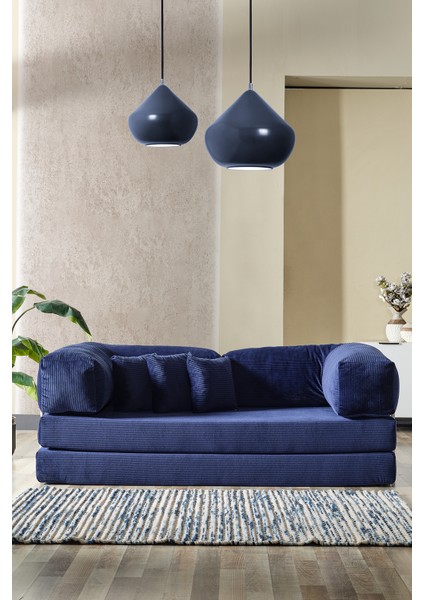 Legom Stil Aktivite Koltuğu Yatak Olabilen Çok Amaçlı Kanepe Mavi fiyatları