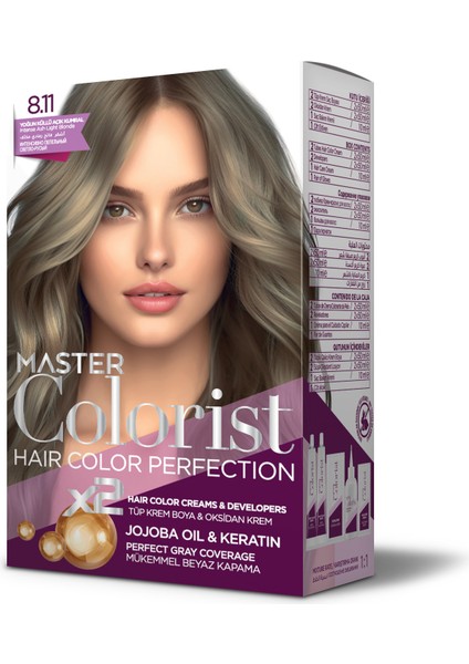 Set Boya 8.11 Yoğun Küllü Açık Kumral